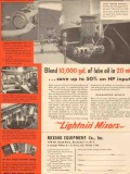 Mixing Equipment Company 1953 Vintage Ad Oil Rapid Uniform Blend Lube Mixing Equipment Company 1953 Vintage Ad Oil Rapid Uniform Blend Lube