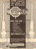 T D Williamson Inc 1953 Vintage Ad Stop Expensive Shut-Downs Stopple T D Williamson Inc 1953 Vintage Ad Stop Expensive Shut-Downs Stopple