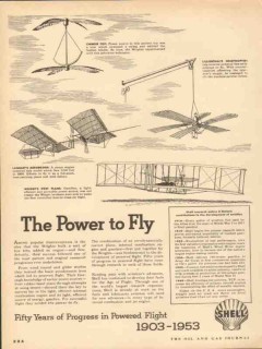 shell oil company 1953 the power to fly aviation history vintage ad shell oil company 1953 the power to fly aviation history vintage ad