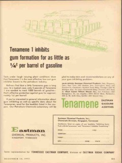 eastman chemical products 1953 tenamene-1 inhibits gum form vintage ad eastman chemical products 1953 tenamene-1 inhibits gum form vintage ad