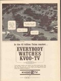 kvoo tv 1965 tulsa ok everybody watches southern hills cc vintage ad kvoo tv 1965 tulsa ok everybody watches southern hills cc vintage ad