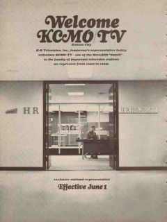 kcmo tv 1965 kansas city welcome h-r television meredith vintage ad kcmo tv 1965 kansas city welcome h-r television meredith vintage ad