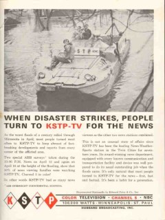 kstp tv 1965 minneapolis mn when disaster strikes news vintage ad kstp tv 1965 minneapolis mn when disaster strikes news vintage ad