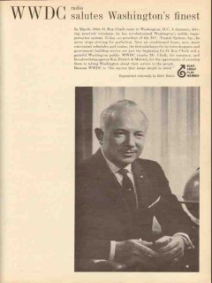 wwdc 1965 washington dc radio salutes o roy chalk vintage ad wwdc 1965 washington dc radio salutes o roy chalk vintage ad