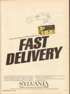 gte sylvania 1965 fast delivery industrial electronic tubes vintage ad gte sylvania 1965 fast delivery industrial electronic tubes vintage ad