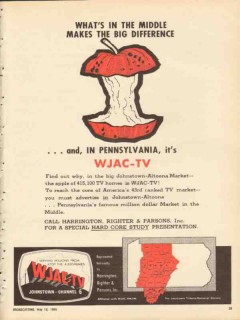 wjac tv 1965 johnstown altoona pa ch 6 whats in the middle vintage ad wjac tv 1965 johnstown altoona pa ch 6 whats in the middle vintage ad