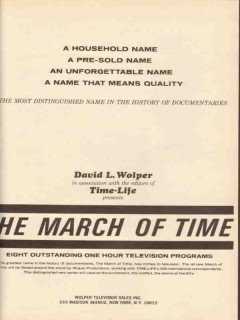 the march of time 1965 david l wolper tv documentaries vintage ad the march of time 1965 david l wolper tv documentaries vintage ad