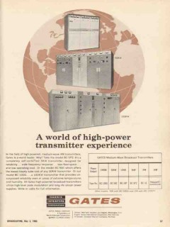 gates radio company 1965 high power transmitter experience vintage ad gates radio company 1965 high power transmitter experience vintage ad
