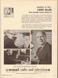 wmal 1965 washington dc louis allen tv weather or not vintage ad
