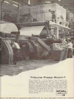 kdal tv 1965 duluth mn northwest paper co brainerd mill vintage ad kdal tv 1965 duluth mn northwest paper co brainerd mill vintage ad