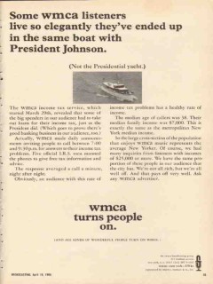 wmca 1965 nyc radio 570 turns people on free tax info vintage ad wmca 1965 nyc radio 570 turns people on free tax info vintage ad