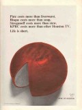 kprc tv 1965 houston costs more than other tv life is short vintage ad kprc tv 1965 houston costs more than other tv life is short vintage ad