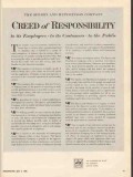 sperry hutchinson company 1965 creed of responsibility vintage ad