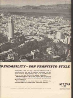 ktvu 1965 san francisco oakland ca dependability style ch 2 vintage ad ktvu 1965 san francisco oakland ca dependability style ch 2 vintage ad