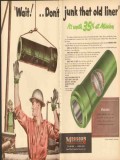 Mission Mfg Company 1953 Vintage Ad Oil Field Well Dont Junk Old Liner Mission Mfg Company 1953 Vintage Ad Oil Field Well Dont Junk Old Liner
