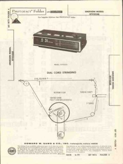 emerson model rtv5550 am fm clock radio sams photofact manual