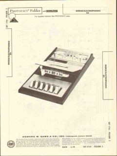 morse electrophonic model 85 cassette deck sams photofact manual morse electrophonic model 85 cassette deck sams photofact manual