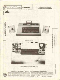 magnavox model bk76000gy02 odyssey console sams photofact manual magnavox model bk76000gy02 odyssey console sams photofact manual