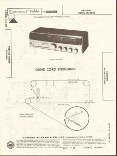 emerson model rcs5900 am fm stereo clock radio sams photofact manual