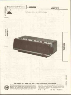 panasonic models rc-76 am fm clock radio sams photofact manual panasonic models rc-76 am fm clock radio sams photofact manual