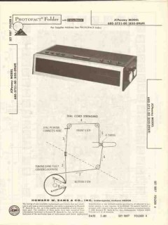 jcpenney model 680-3751-00 am fm clock radio sams photofact manual