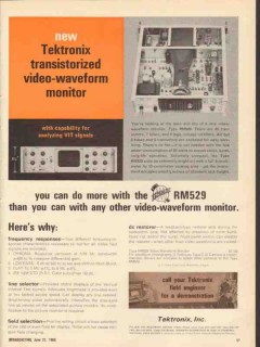 tektronix inc 1965 transistorized video waveform monitor vintage ad tektronix inc 1965 transistorized video waveform monitor vintage ad