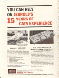 jerrold electronics corp 1965 you can rely catv experience vintage ad jerrold electronics corp 1965 you can rely catv experience vintage ad