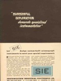 Southwestern Industrial Electronics 1953 Vintage Ad Instrumentation
