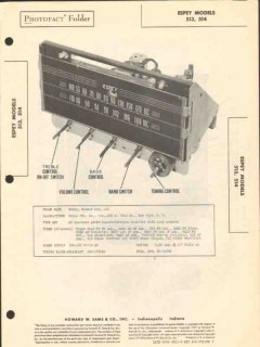 espey models 513 514 am fm radio tuner sams photofact manual espey models 513 514 am fm radio tuner sams photofact manual
