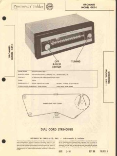 grommes model grt-1 12 tube am fm radio tuner sams photofact manual grommes model grt-1 12 tube am fm radio tuner sams photofact manual