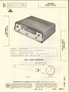 grommes model 120gat am fm radio receiver sams photofact manual grommes model 120gat am fm radio receiver sams photofact manual