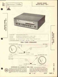 radio shack realistic model sta-50 am fm tuner sams photofact manual