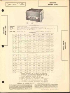 concord radio model 2-106 2 channel amplifier sams photofact manual concord radio model 2-106 2 channel amplifier sams photofact manual