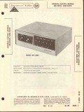general electric model xms-2000 stereo amplifier sams photofact manual