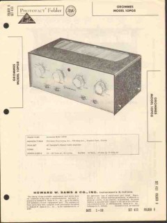 grommes model 10pg8 5 channel audio amplifier sams photofact manual grommes model 10pg8 5 channel audio amplifier sams photofact manual