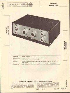 grommes model 15pg 12 watt audio amplifier sams photofact manual grommes model 15pg 12 watt audio amplifier sams photofact manual