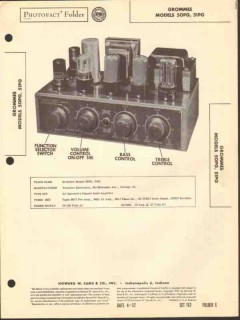 grommes models 50pg 51pg audio amplifier sams photofact manual grommes models 50pg 51pg audio amplifier sams photofact manual
