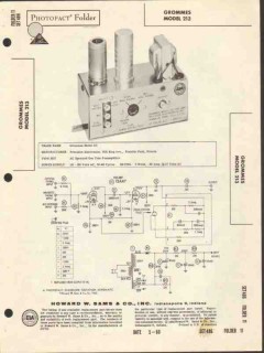 grommes model 213 1 tube audio preamplifier sams photofact manual grommes model 213 1 tube audio preamplifier sams photofact manual