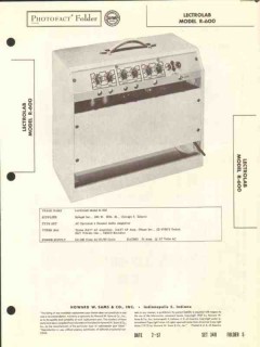 lectrolab model r-600 4 channel audio amplifier sams photofact manual lectrolab model r-600 4 channel audio amplifier sams photofact manual