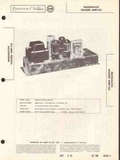 magnavox model amp-135 4 tube 10 watt amplifier sams photofact manual magnavox model amp-135 4 tube 10 watt amplifier sams photofact manual