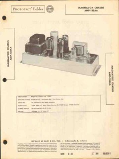 magnavox model amp-138aa 4 tube 10watt amplifier sams photofact manual magnavox model amp-138aa 4 tube 10watt amplifier sams photofact manual