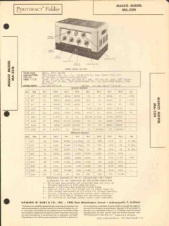 masco model ma-25n 9 tube audio amplifier sams photofact manual masco model ma-25n 9 tube audio amplifier sams photofact manual