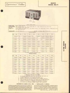 masco model mb-75 10 tube audio amplifier sams photofact manual masco model mb-75 10 tube audio amplifier sams photofact manual