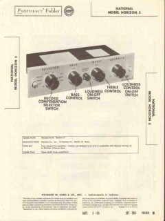national model horizon 5 4 channel preamplifier sams photofact manual national model horizon 5 4 channel preamplifier sams photofact manual