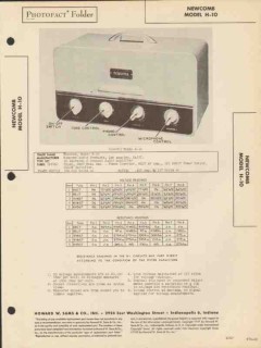 newcomb model h-10 5 tube 2 channel amplifier sams photofact manual newcomb model h-10 5 tube 2 channel amplifier sams photofact manual