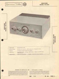 newcomb model co-1010 5 tube 6 channel amplifier sams photofact manual newcomb model co-1010 5 tube 6 channel amplifier sams photofact manual