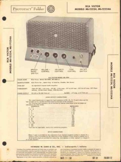 rca victor model mi-12224 8 tube audio amplifier sams photofact manual