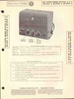 rca victor model mi-12239 4 tube audio amplifier sams photofact manual
