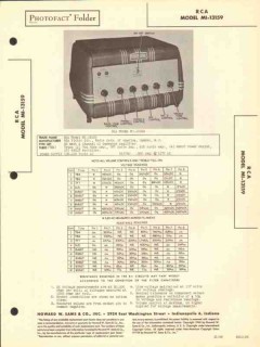 rca victor model mi13159 10 tube 30w amplifier sams photofact manual