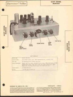 scott model musicale 14 tube phono amplifier sams photofact manual scott model musicale 14 tube phono amplifier sams photofact manual